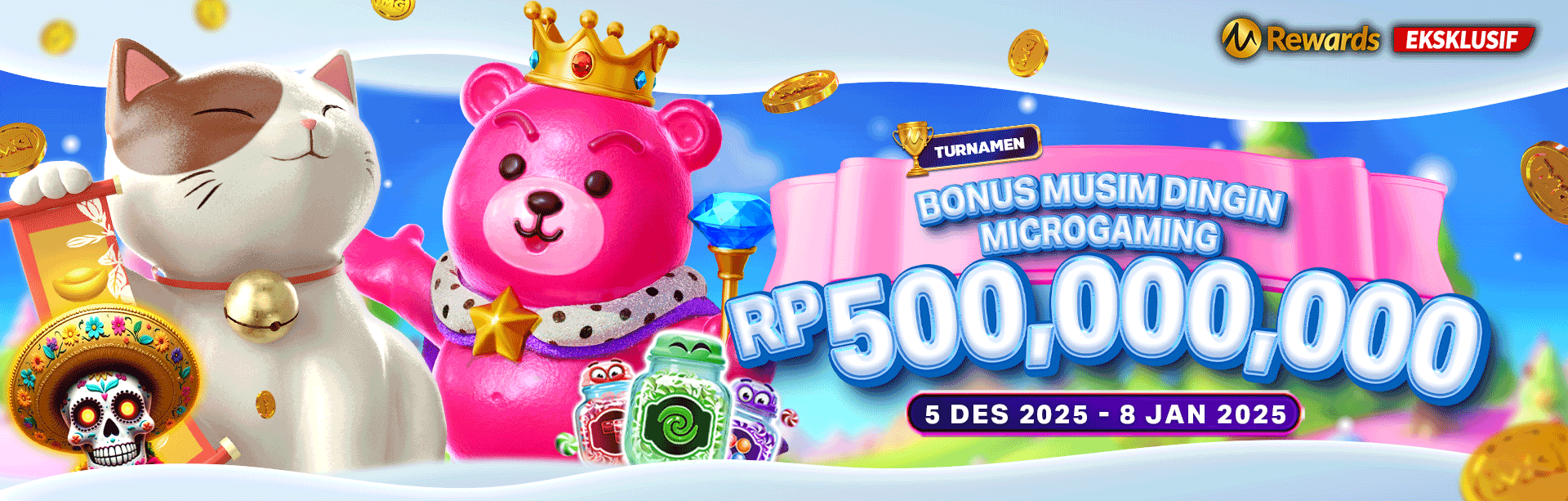 MICROGAMING - BONUS MUSIM DINGIN TURNAMEN